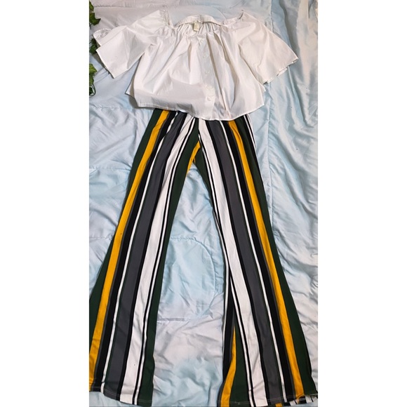 ѕтяιρє∂ fℓαяє вσттσм ραитѕ 💚 - Picture 3 of 3